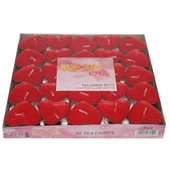 Tea Light Kalpli Kırmızı Mum 50 Adet - 1