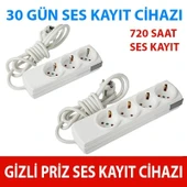 3 lü Priz Canlı Dinleme Ve Ses Kayıt Cihazı Duble 2 si Bir Arada thumbnail 2