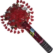 Kalpli Konfeti 30 Cm Kalp Figürlü Kırmızı thumbnail 1