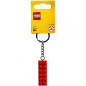 LEGO Brick 853960 2x6 Red Key Chain - 2