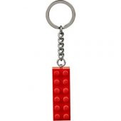 LEGO Brick 853960 2x6 Red Key Chain - 3