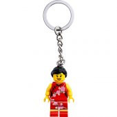 LEGO Miscellaneous 854068 China Flower Girl Keyring - 1