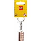 LEGO Brick 853793 2x4 Rose Gold Keyring - 2