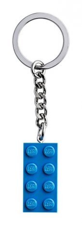 LEGO Brick 853993 2x4 Bright Blue Keyring - 2