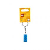 LEGO Brick 853993 2x4 Bright Blue Keyring - 1