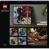 LEGO Art 31201 Harry Potter Hogwarts Crests thumbnail 10