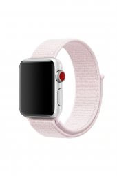 ASF  Apple Watch Kordon 2 3 4 5 6 Se 42 mm 44 mm Cırt Cırtlı Hasır Kordon Hasır - 1