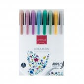 Lineplus Dreamon Metallic Brushpen 8 SET - 1