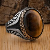 Kaplangözü Taşlı 925 Ayar Gümüş Yüzük thumbnail 1