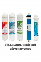 Aura Cebilon Silver Su Arıtma Cihazı Uyumlu 5li Filtre Set - 1