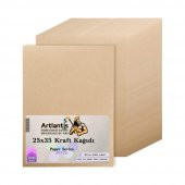 25x35 Kraft Kağıt 80 Gr 50 Adet Artlantis Kraft Saman Kağıt 25x35 50 Adet thumbnail 1
