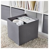 Düzenleyici Kutu IKEA Ev Düzeni Düzenleme Saklama Kutusu Gri Renk  33x38x33 cm - 2