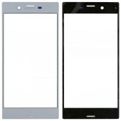 Sony Xperia XZ Premium (G8141) DOKUMATİK CAM ÖN-ÜST LENS  GRİ - 1