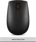Lenovo 300 Kablosuz Mouse, Siyah - 1