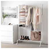Dolap İçi Bölmeli Düzenleyici Ölçü 30x30x90 cm Beyaz-Gri Renk IKEA Bölmeli Düzenleyici Kareli - 2