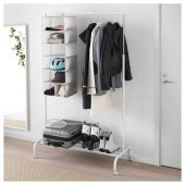 Dolap İçi Bölmeli Düzenleyici Ölçü 30x30x90 cm Beyaz-Gri Renk IKEA Bölmeli Düzenleyici Kareli - 3