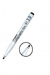 Kaligrafi Kalemi Siyah 3.0 Mm Düz Kesik Uç Arabic Ergolıne Calligraphy 1 Adet - 1