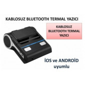 Milestone Mht P8001 - 80mm Bluetooth'lu Taşınabilir Termal Fiş  Etiket Ve Barkod Yazıcı - 2