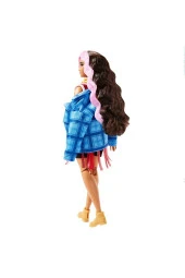 Barbie Extra Ekose Ceketli Bebek - 4