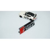 DK Tuning RS7 Gümüş Kırmızı 3D Ön Panjur Logo Audi İle Uyumlu - 2