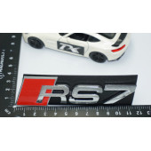DK Tuning RS7 Gümüş Kırmızı 3D Ön Panjur Logo Audi İle Uyumlu - 4