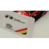 Volkswagen R Line Motorsport Logo Damla Silikon Plaka Logo Arma Amblem Yeni Stil - 5