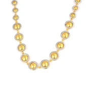 925 Ayar Gümüş Yarım Top Kolye thumbnail 3