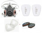 3M 6200 Yarım Yüz Maskesi + 3M 6059 Abek Filtre + 3M 5925 P2 Filtre +K501 Kapak - 2