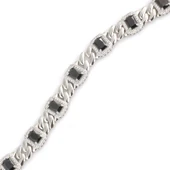 925 Ayar Gümüş Dikdörtgen Oniks Taşlı Bileklik thumbnail 2