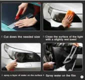 Far Filmi Stop Filmi Folyosu Kaplama Açık Siyah Dayanıklı Kaliteli - 2