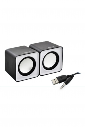 1+1 USB Girişli Speaker Hoparlör Sistemi - 1