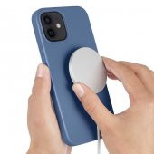 Apple iPhone 12 Kılıf Zore Silksafe Wireless Kılıf - 8