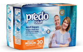 PREDO Predo Adult Yetişkin Bezi Medium Size 30 Adet - 1