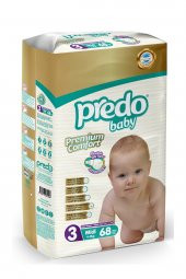 PredoBaby Premium Comfort Bebek Bezi 3 Numara (4-9kg) 68 Adet - 1