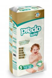 PredoBaby Premium Comfort Bebek Bezi 5 Numara (11-25kg) Junior 52 Adet - 1