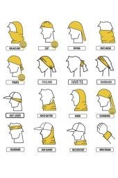 Afrikalı Kadın Temalı Buff Boyunluk Bandana No:96 - 4