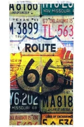Route 66 Temalı Buff Boyunluk Bandana No:90 - 3