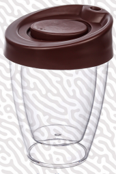 Yayke  Çift Cidarlı  Espresso Lungo Kahve Bardağı Kapaklı El Yakmaz Bardak - 4