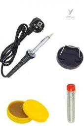 Yayke 40 Watt Profesyonel Lehim Kalem Havya Lüx Set Lehim Teli +Lehim Pastası +Mini Sehpa - 2