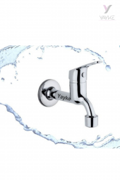 Yayke Aç Kapa Perletörlü Uzun Musluk Tuvalet Bahçe Çeşme Balkon Lavabo Wc Musluğu 1. Kalite Pirinç - 1