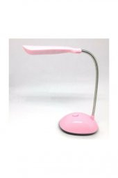 Yayke Mini Led Masa Lambası - Pilli Kitap Okuma Işığı - Led Lamba(Pembe) - 2