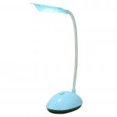 Yayke Mini Led Masa Lambası - Pilli Kitap Okuma Işığı - Led Lamba(Mavi) - 2