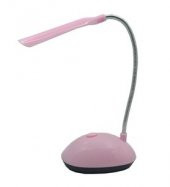 Yayke Mini Led Masa Lambası - Pilli Kitap Okuma Işığı - Led Lamba(Pembe) - 3