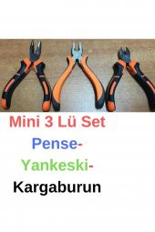 Yayke Mini 3lü Set Pense Kargaburun Yankeski Takı Yapım Seti - 4