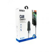 Winex W001 USB A Çift Çıkışlı 3.1A Araç Şarj Aleti Beyaz - 4