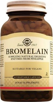 Solgar Bromelain 150 mg 60 Kapsül - 1
