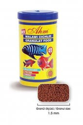 Malawi Cichlid Granulat Etçil Balık Yemi 250 ml - 1