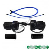 Hsgl Bisiklet Vites Kolu Mavi Göstergeli Mavi Dış Kablo Takım Bisiklet Vites Değiştiren Yol Şehir Dağ Bisikleti Bisiklet Yedek Parça - 1