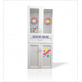 Hafif Tehlikesiz Plastik Kolay Taşınan Temizlenen Yıkanan Çocuk Oyuncak Eşya Çamaşır Dolabı Dolap - 1