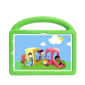 Galaxy Tab A7 10.4 T500 2020 Tekerlek Standlı Tablet Eva Silikon thumbnail 11